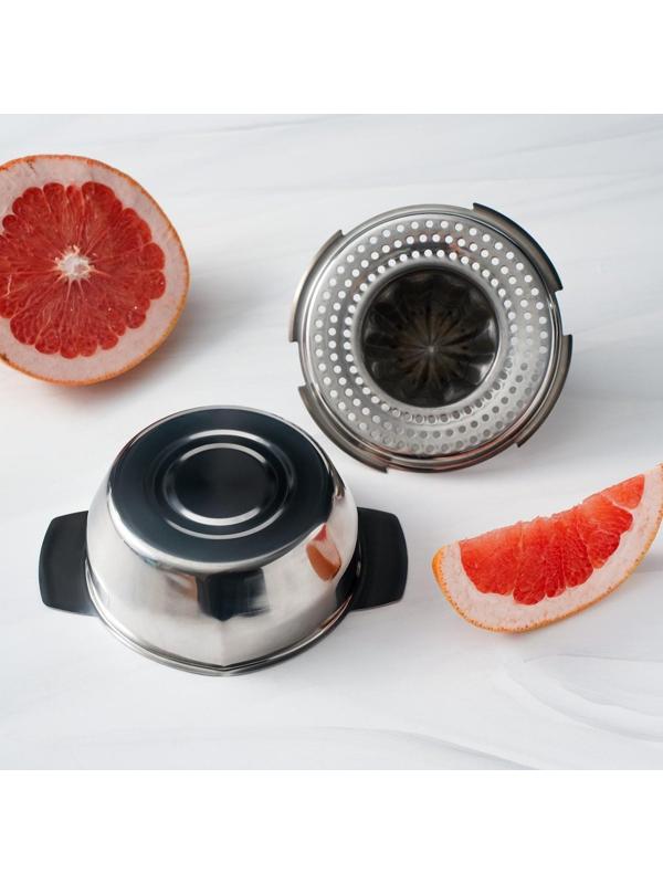 Соковыжималка из нержавеющей стали для цитрусовых, 13×10,5 см, нержавеющая сталь
