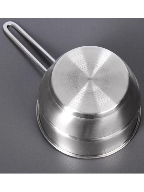 Пароварка-яйцеварка из нержавеющей стали «Вейлер», 18×22 см, стеклянная крышка, цвет хромированный