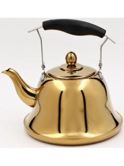 Чайник из нержавеющей стали «Голд», 2 л, 23×19×20 см, цвет золотой