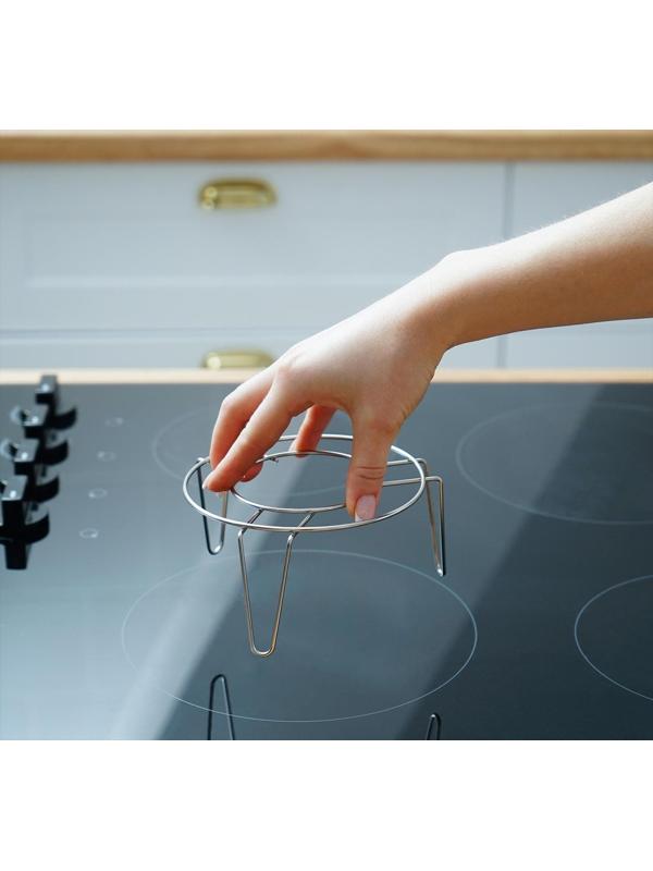 Подставка из нержавеющей стали для водяной бани, d=12 см