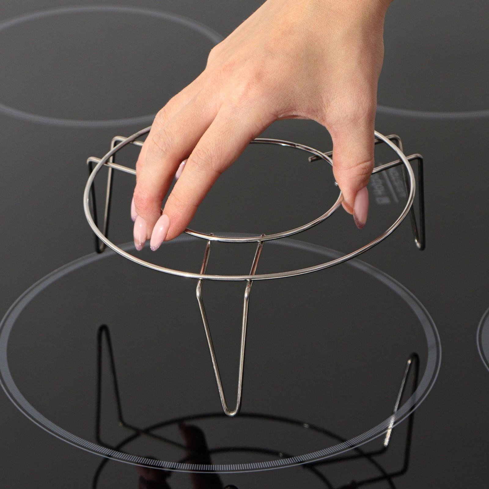 Подставка из нержавеющей стали для водяной бани, d=16 см