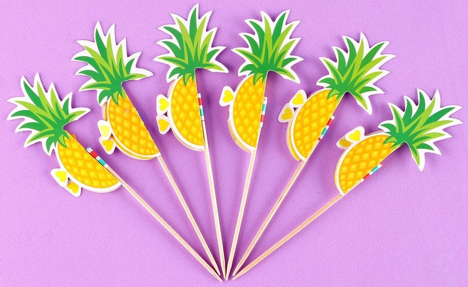 Шпажки «Ананас», набор 6 шт.