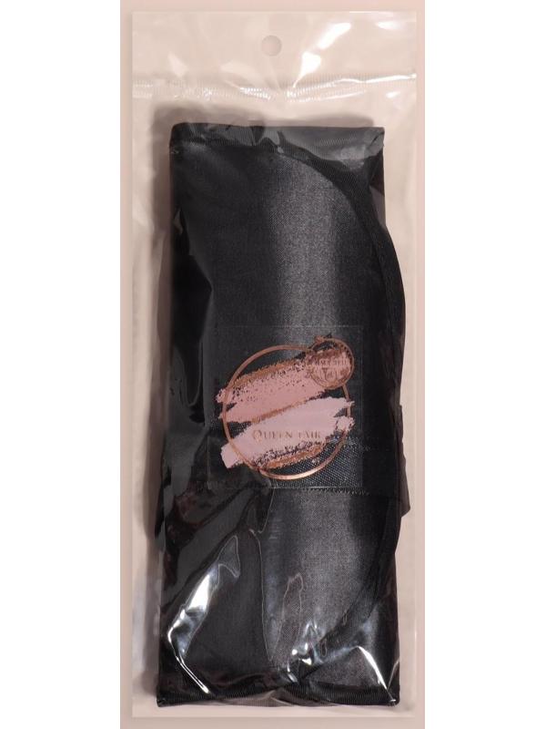 Набор кистей для макияжа, 7 предметов, чехол на завязках, цвет чёрный