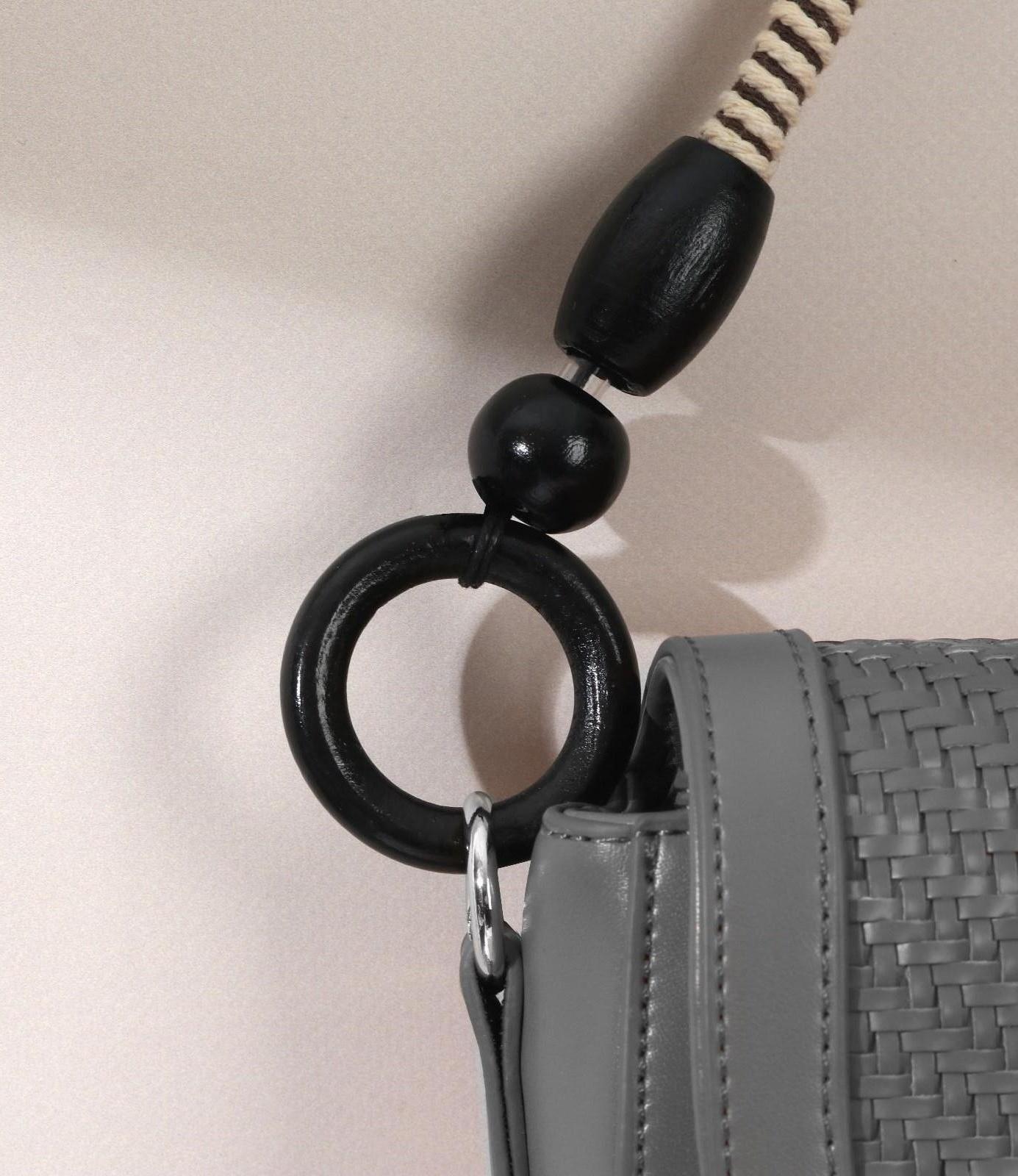 Ручки для сумки, 2 шт, вощёный шнур, 46 × 4,5 см, цвет чёрный