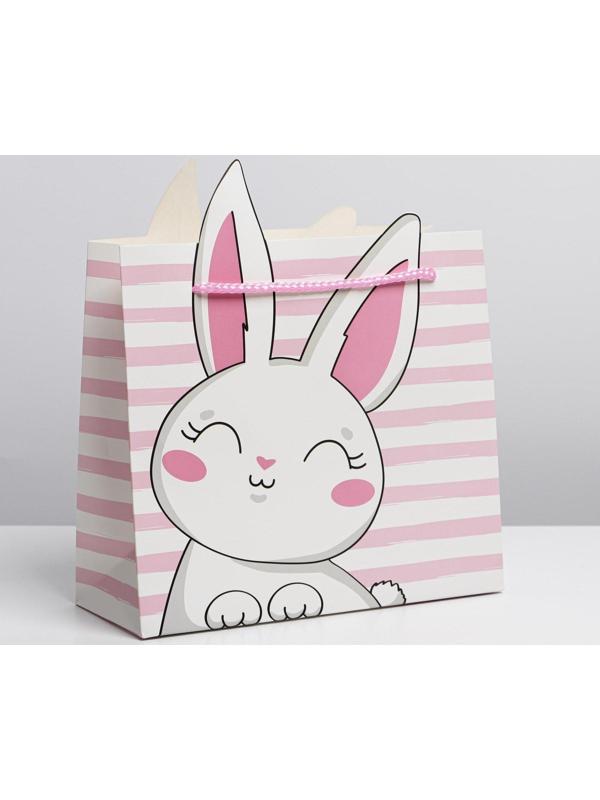 Пакет подарочный «Best day», 25 × 26 × 10 см