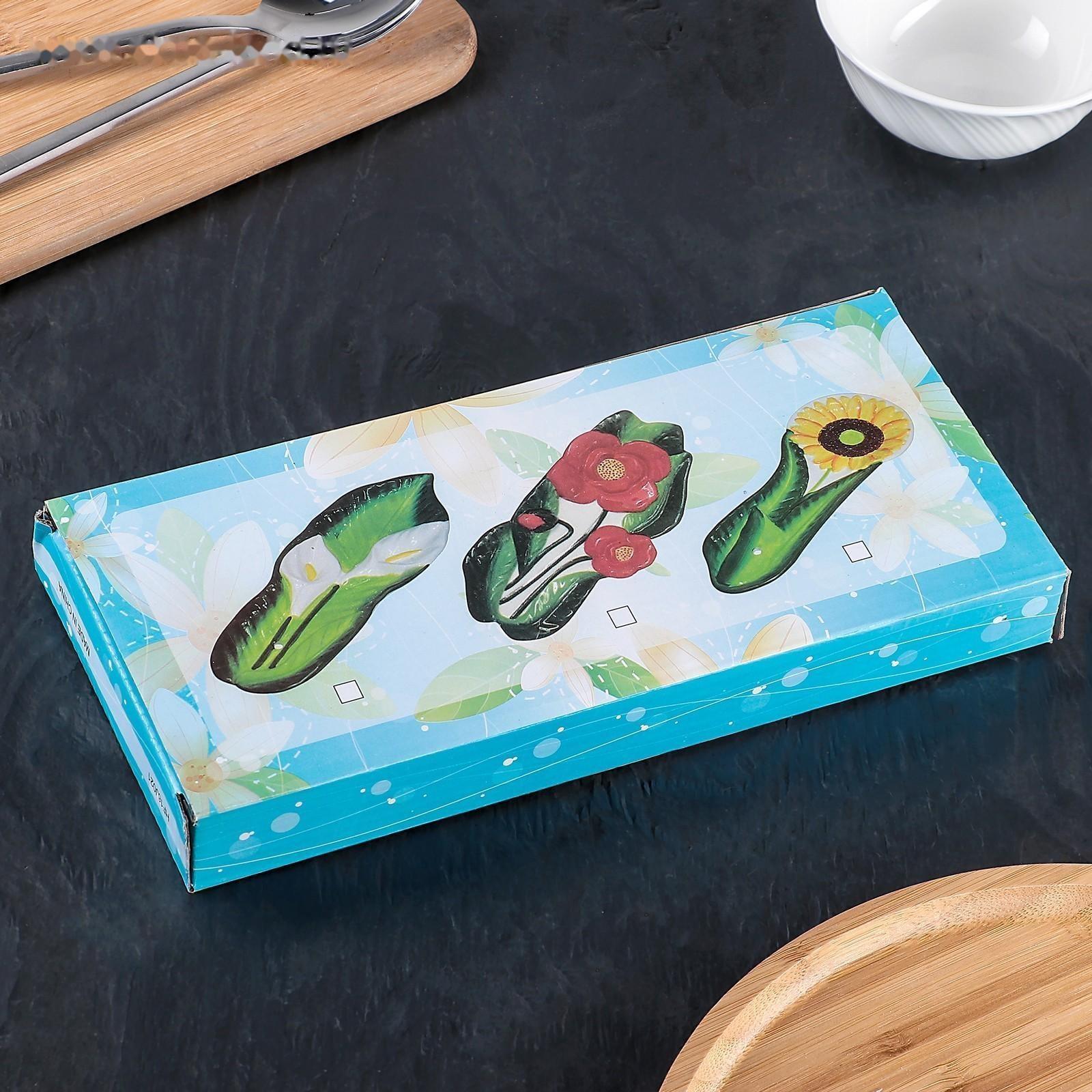 Подставка под ложку «Лилия», 25×10×2,5 см