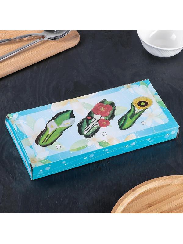 Подставка под ложку «Лилия», 25×10×2,5 см