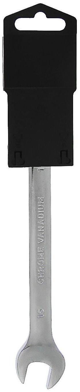 Ключ комбинированный трещоточный ТУНДРА, CrV, полированный, 72 зуба, 16 мм