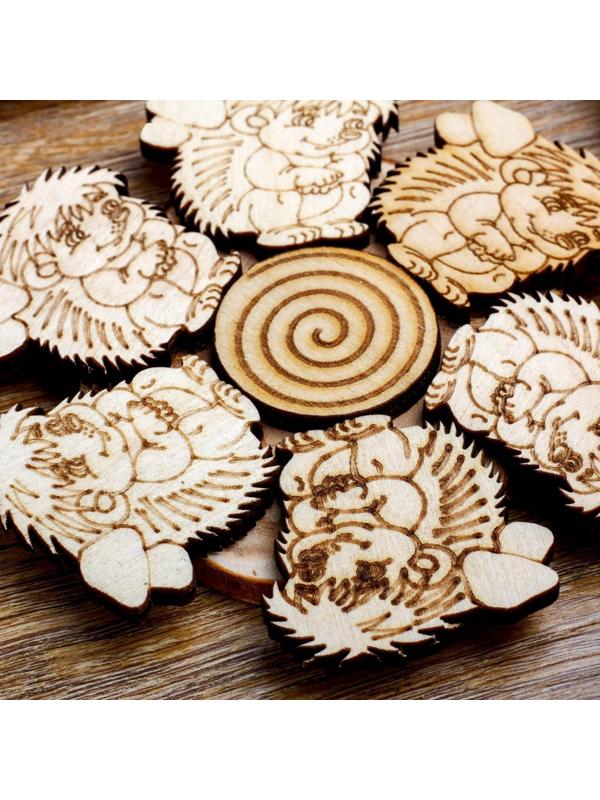 Подставка под горячее «Ёжики», D=11 см, можжевельник