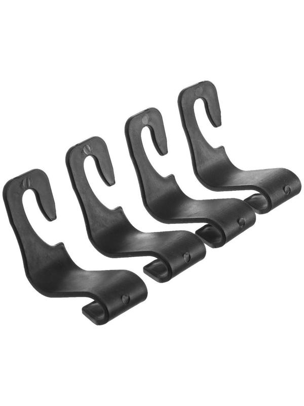 Крючок TORSO на подголовник, набор 4 шт, черный