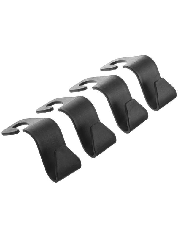 Крючок TORSO на подголовник, набор 4 шт, черный