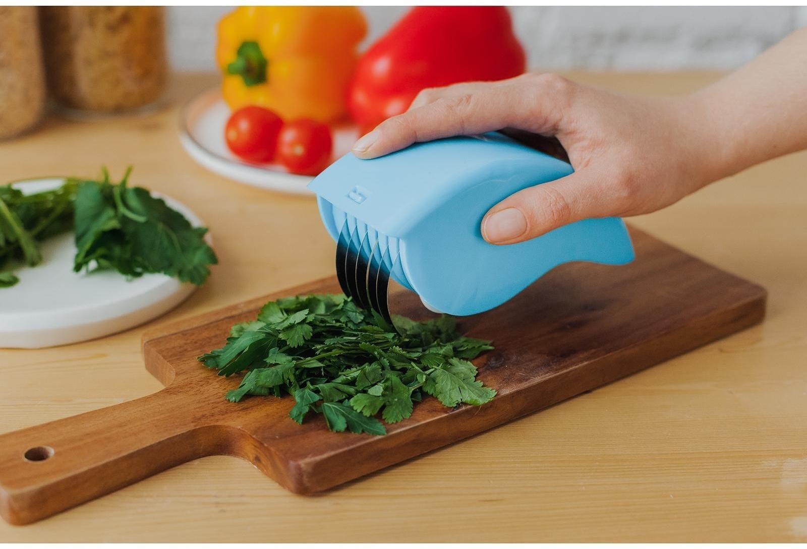 Измельчитель для зелени «Агат», 13×6 см, цвет МИКС