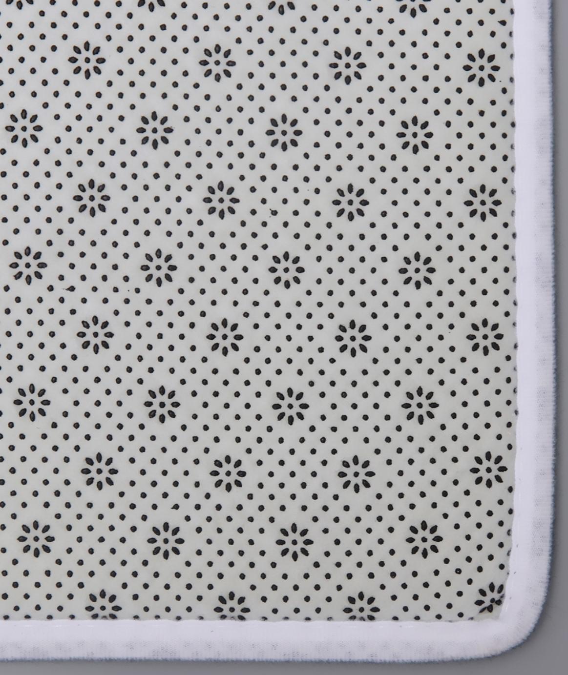 Набор ковриков для ванной и туалета Доляна «Геометрия цветов», 2 шт: 40×45, 45×75 см