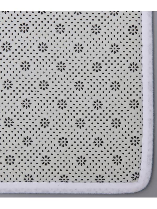 Набор ковриков для ванной и туалета Доляна «Геометрия цветов», 2 шт: 40×45, 45×75 см