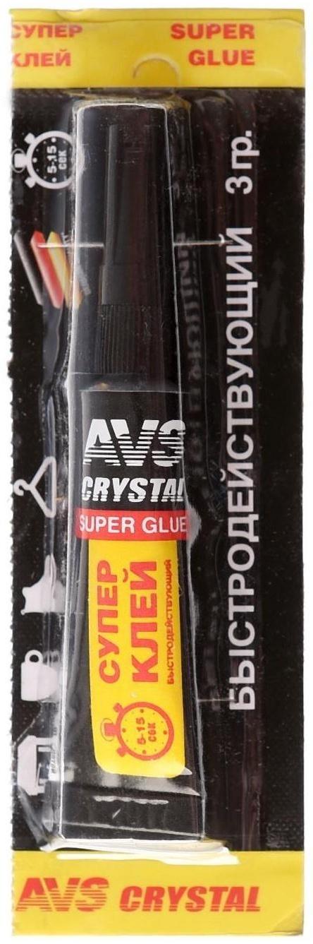 Суперклей AVS быстродействующий AVK-170, 3 г
