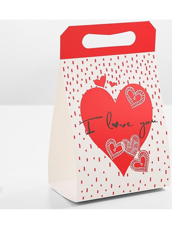 Пакет-коробка с ручкой 31 х 11 х 23 см