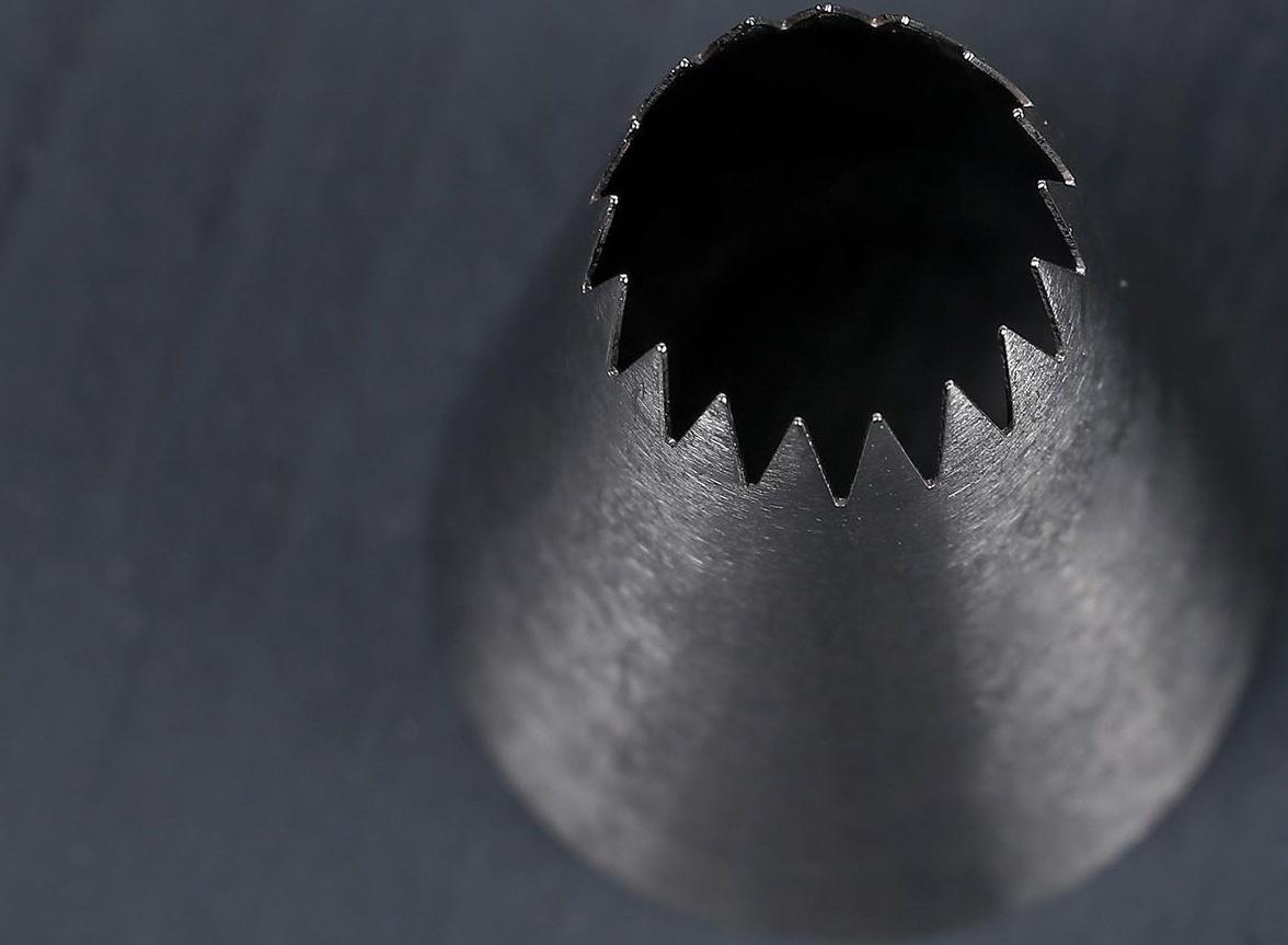 Насадка кондитерская «Французская звезда», d=3,4 см, выход 1,5 см, нержавеющая сталь