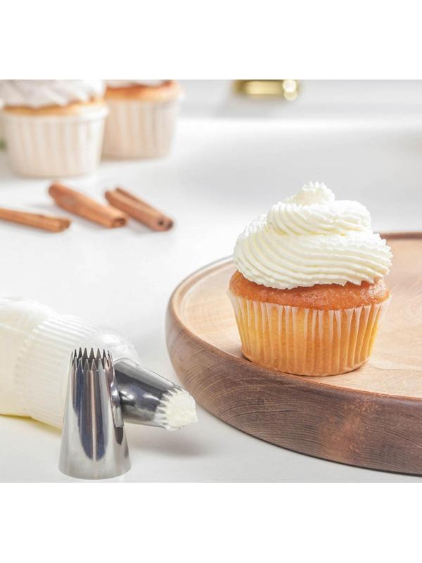 Насадка кондитерская «Французская звезда», d=3,4 см, выход 1,5 см, нержавеющая сталь