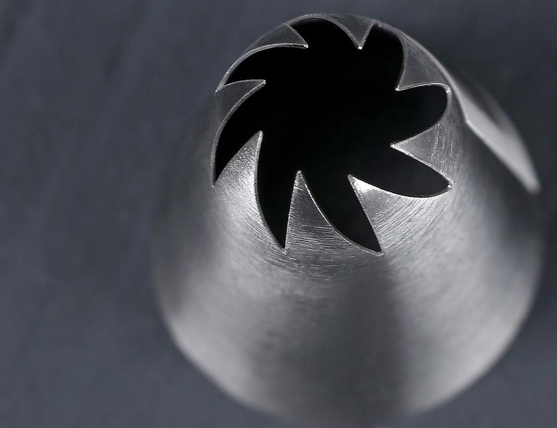 Насадка кондитерская «Закрытая роза», d=3 см, выход 0,9 см, нержавеющая сталь