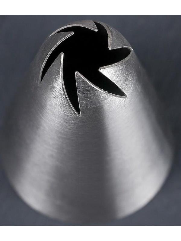 Насадка кондитерская «Закрытая роза», d=3 см, выход 0,7 см, нержавеющая сталь