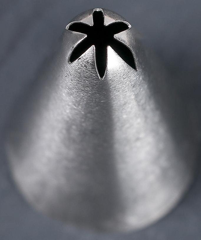 Насадка кондитерская «Закрытая звезда», d=3 см, выход 0,2 см, нержавеющая сталь