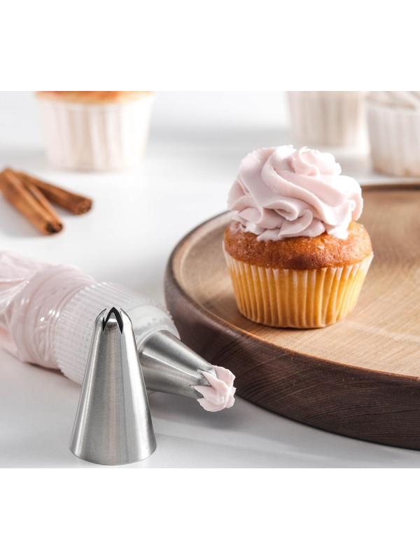 Насадка кондитерская «Закрытая звезда», d=3 см, выход 0,2 см, нержавеющая сталь