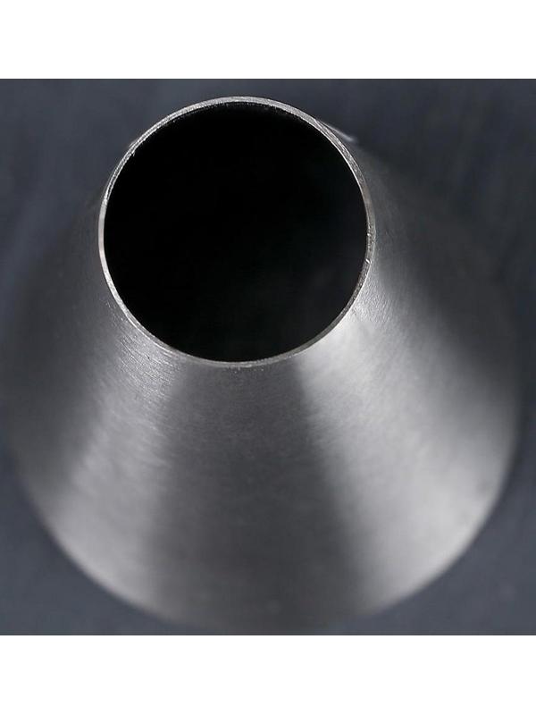 Насадка кондитерская «Трубочка», d=3,4 см, выход 1,7 см, нержавеющая сталь