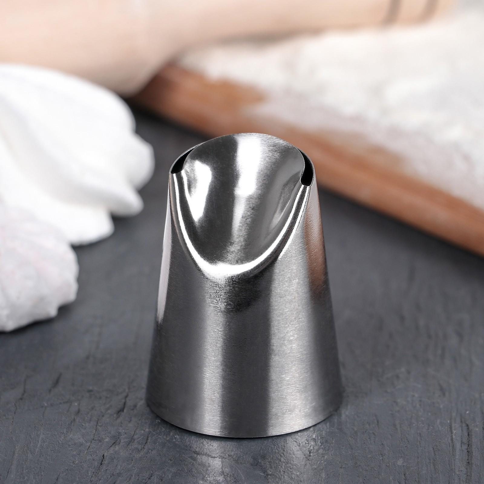 Насадка кондитерская «Хризантема», d=3,4 см, выход 2,5 см, нержавеющая сталь