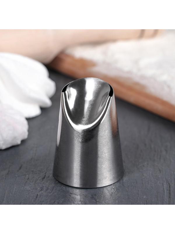 Насадка кондитерская «Хризантема», d=3,4 см, выход 2,5 см, нержавеющая сталь