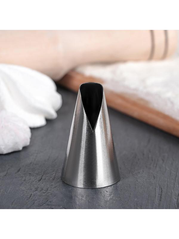 Насадка кондитерская «Торт», d=3, выход 1 см, нержавеющая сталь