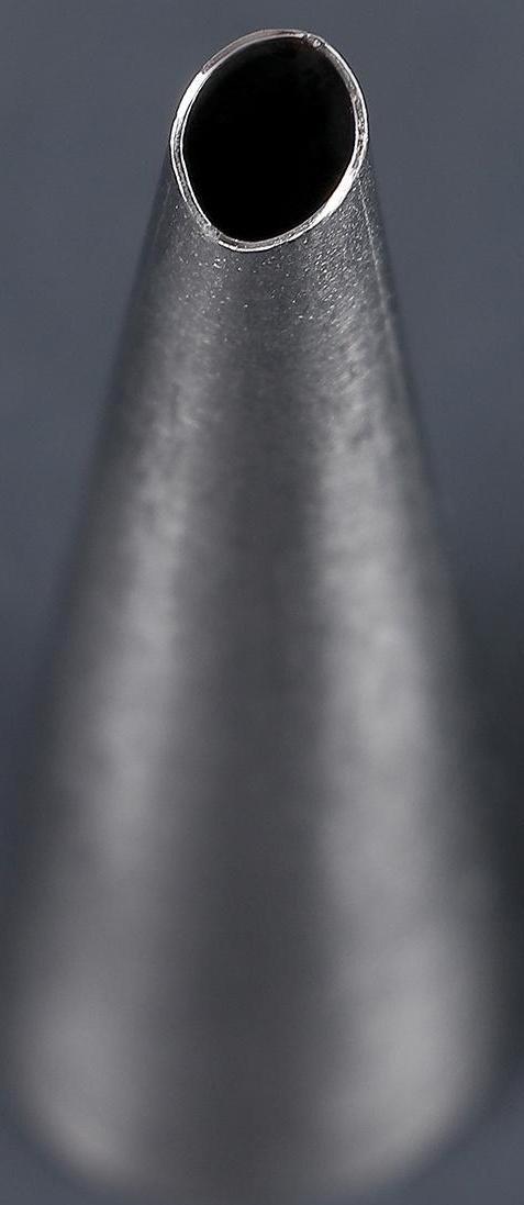 Насадка кондитерская для начинки «Маффин», d=1,7 см, выход 0,6 см, нержавеющая сталь