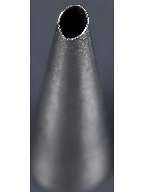 Насадка кондитерская для начинки «Маффин», d=1,7 см, выход 0,6 см, нержавеющая сталь