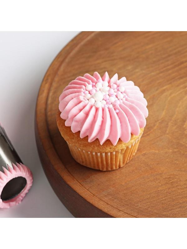 Насадка кондитерская «Безе», d=4,2 см, выход 2,7 см, нержавеющая сталь