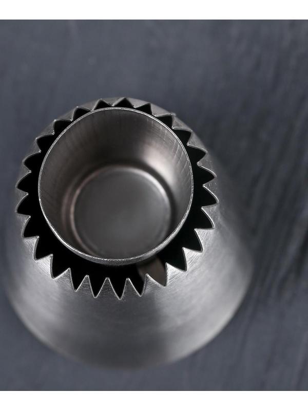 Насадка кондитерская «Безе», d=4,2 см, выход 2,7 см, нержавеющая сталь