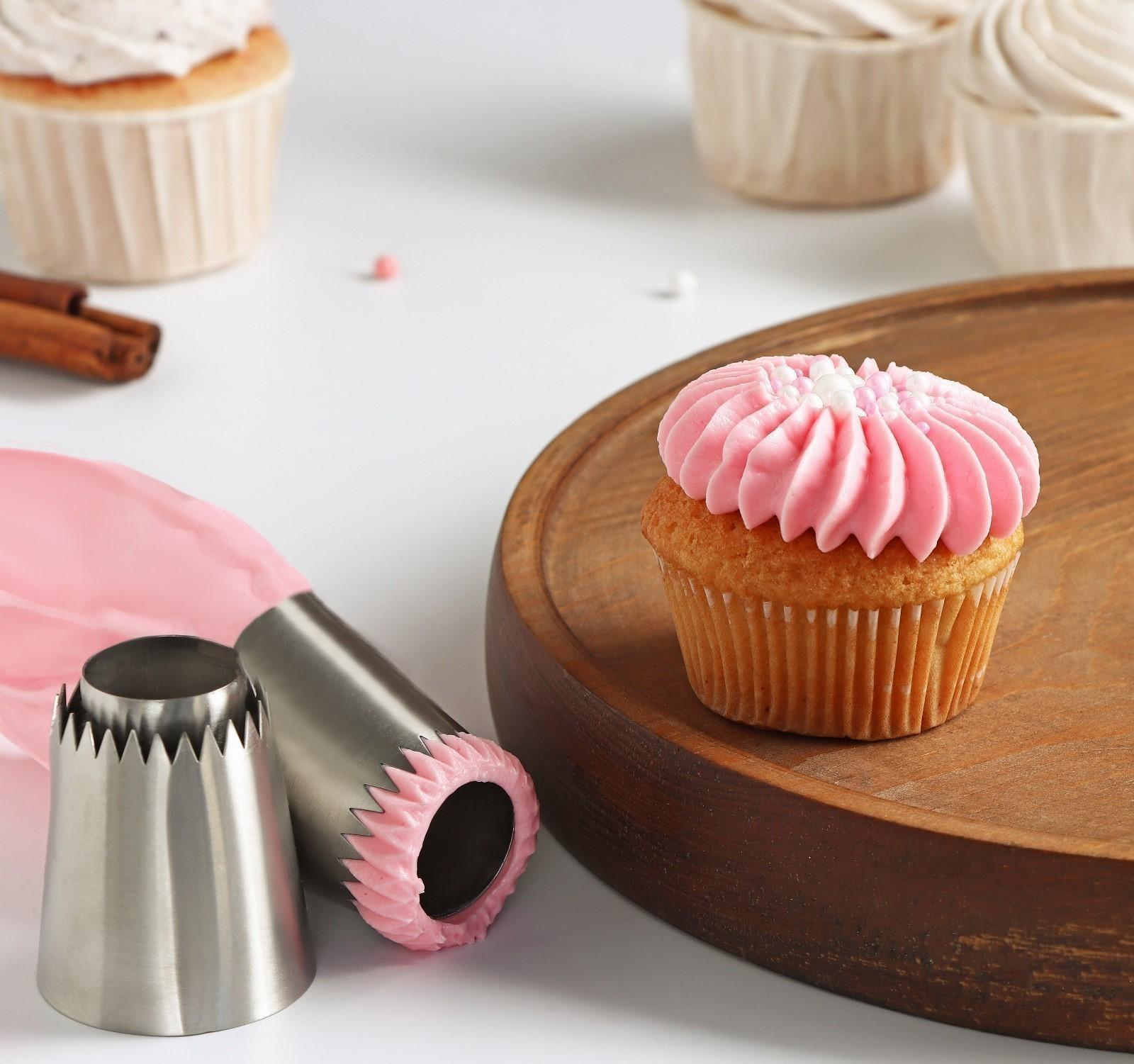 Насадка кондитерская «Безе», d=4,2 см, выход 2,7 см, нержавеющая сталь