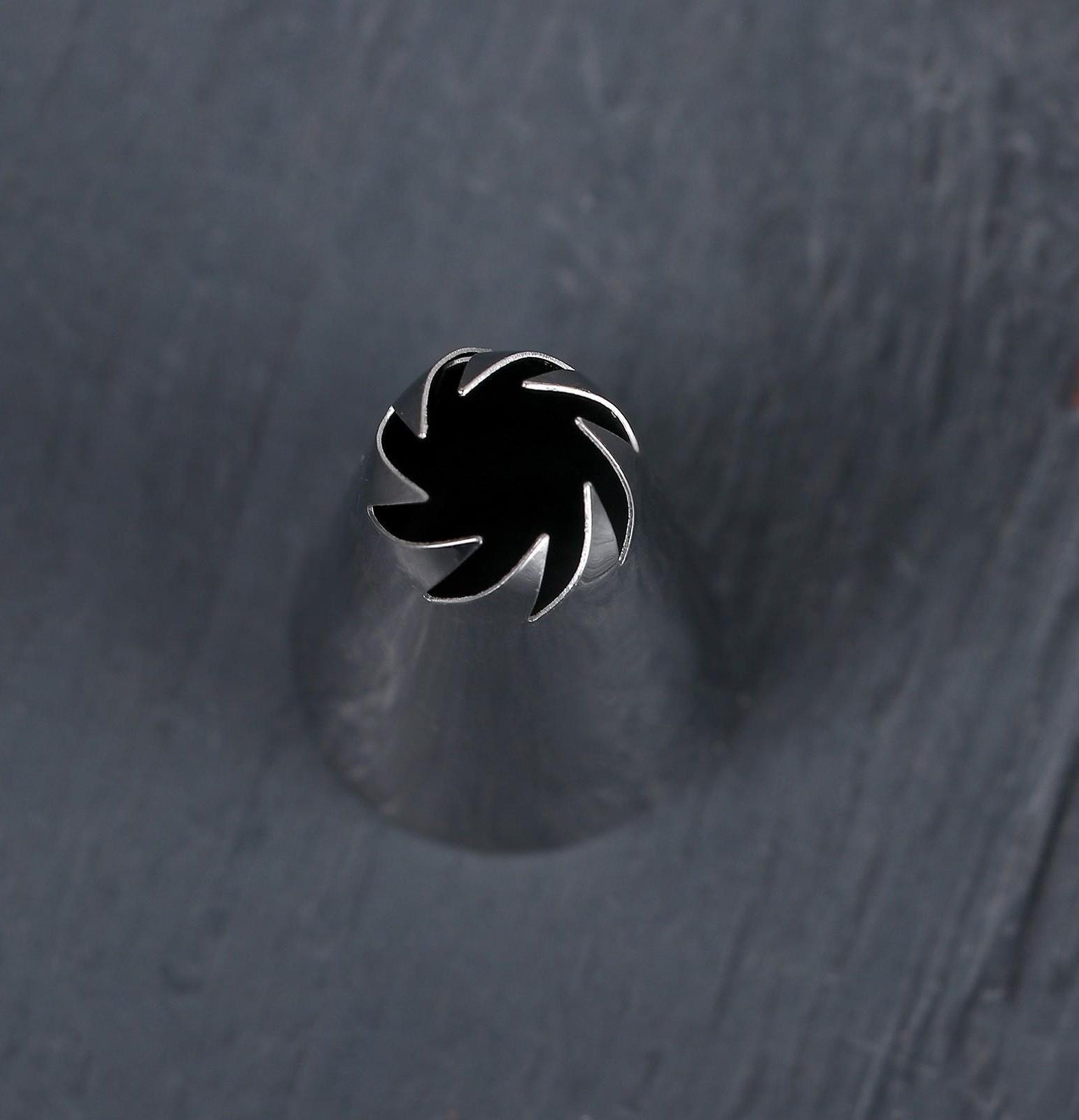 Насадка кондитерская «Закрытая роза», d=2,3 см, выход 0,9 см, нержавеющая сталь