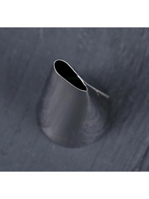 Насадка кондитерская «Лепесток», d=2,5 см, выход 1,2 см, нержавеющая сталь