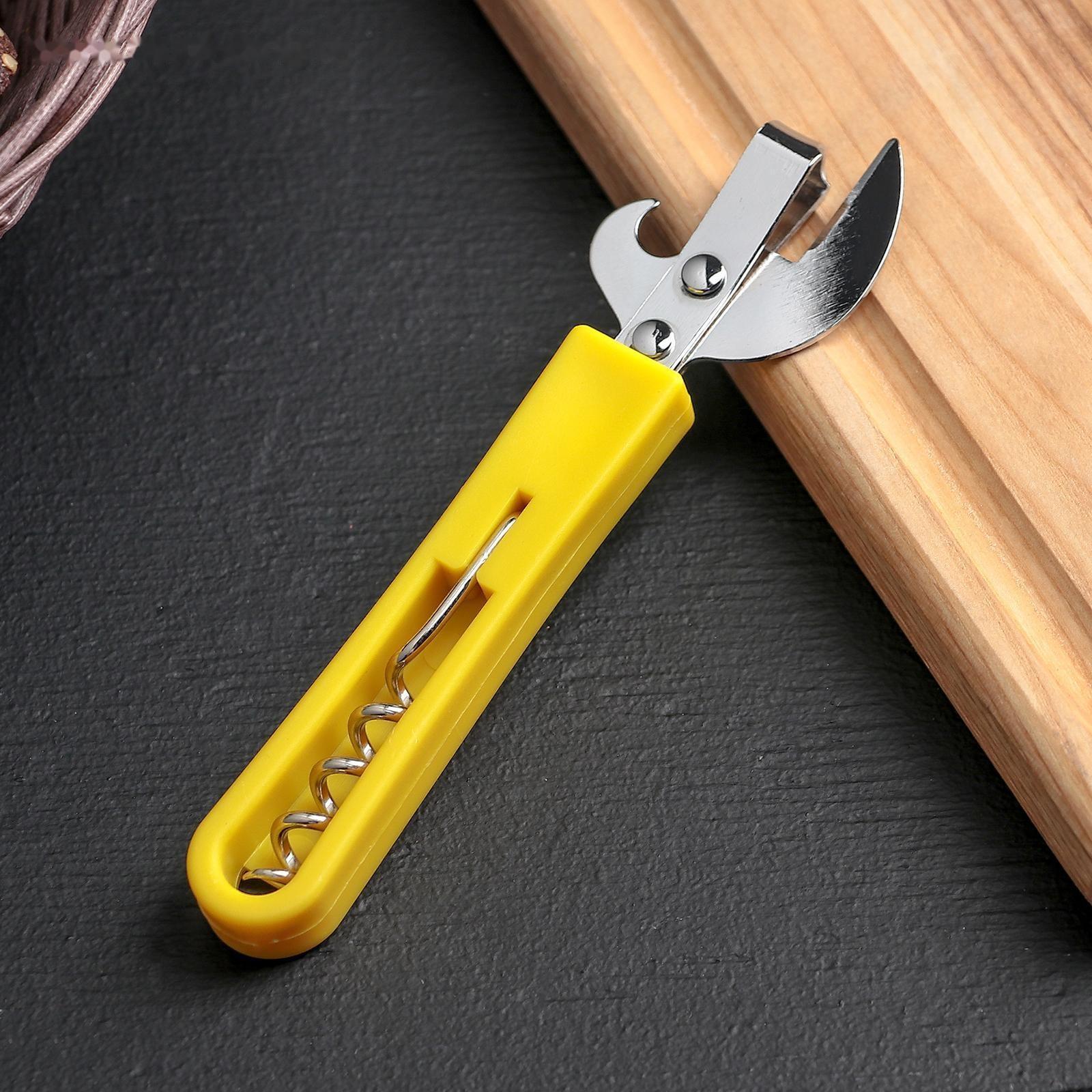 Открывалка-штопор Доляна «Польза», 14,5 см, цвет МИКС