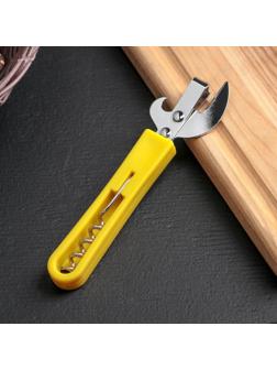 Открывалка-штопор Доляна «Польза», 14,5 см, цвет МИКС