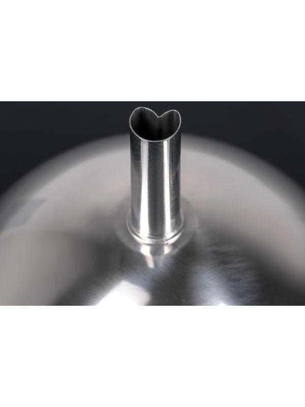 Воронка с ручкой из нержавеющей стали, d=15 см