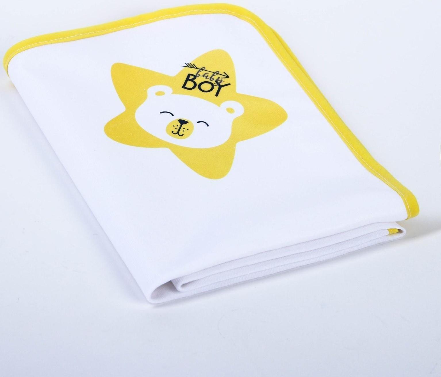 Пелёнка непромокаемая детская «Мишка Baby Bear», 50 × 70 см