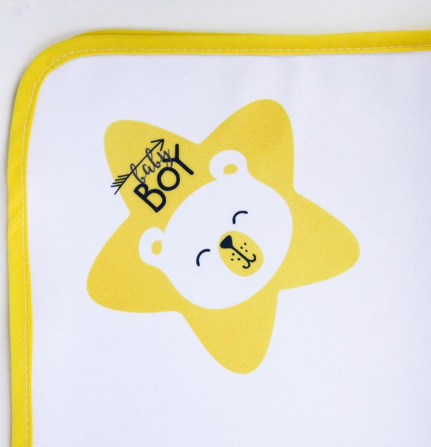 Пелёнка непромокаемая детская «Мишка Baby Bear», 50 × 70 см