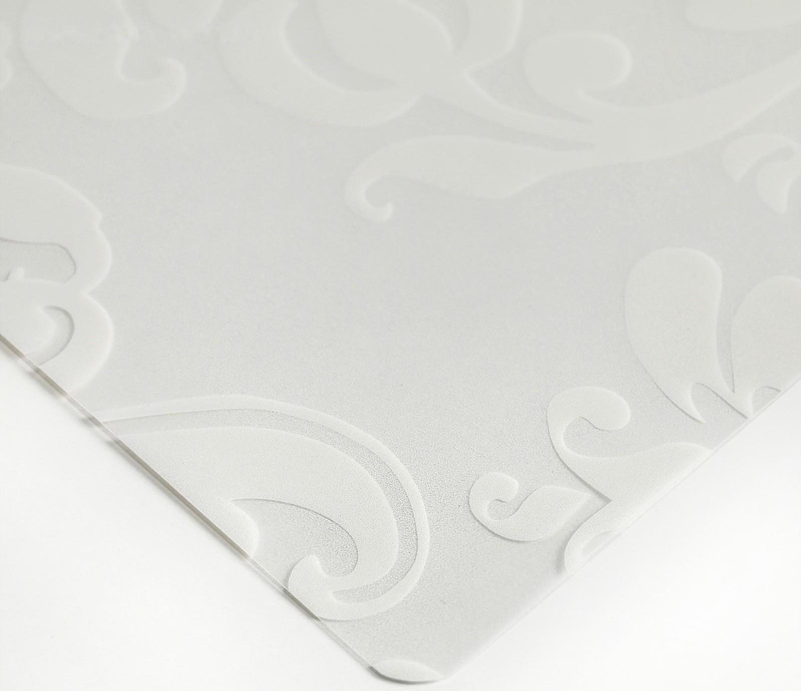 Салфетка сервировочная на стол «Абстракция», 45×30 см, цвет белый