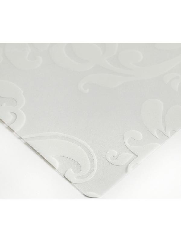 Салфетка сервировочная на стол «Абстракция», 45×30 см, цвет белый