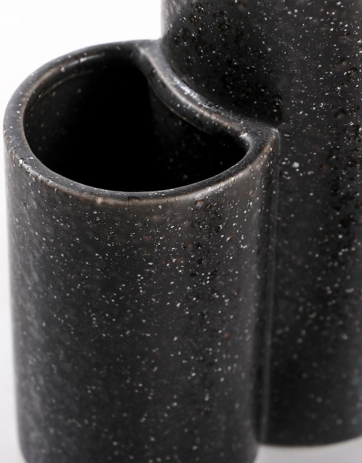 Дозатор для моющего средства с щёткой «Минимал», цвет чёрный