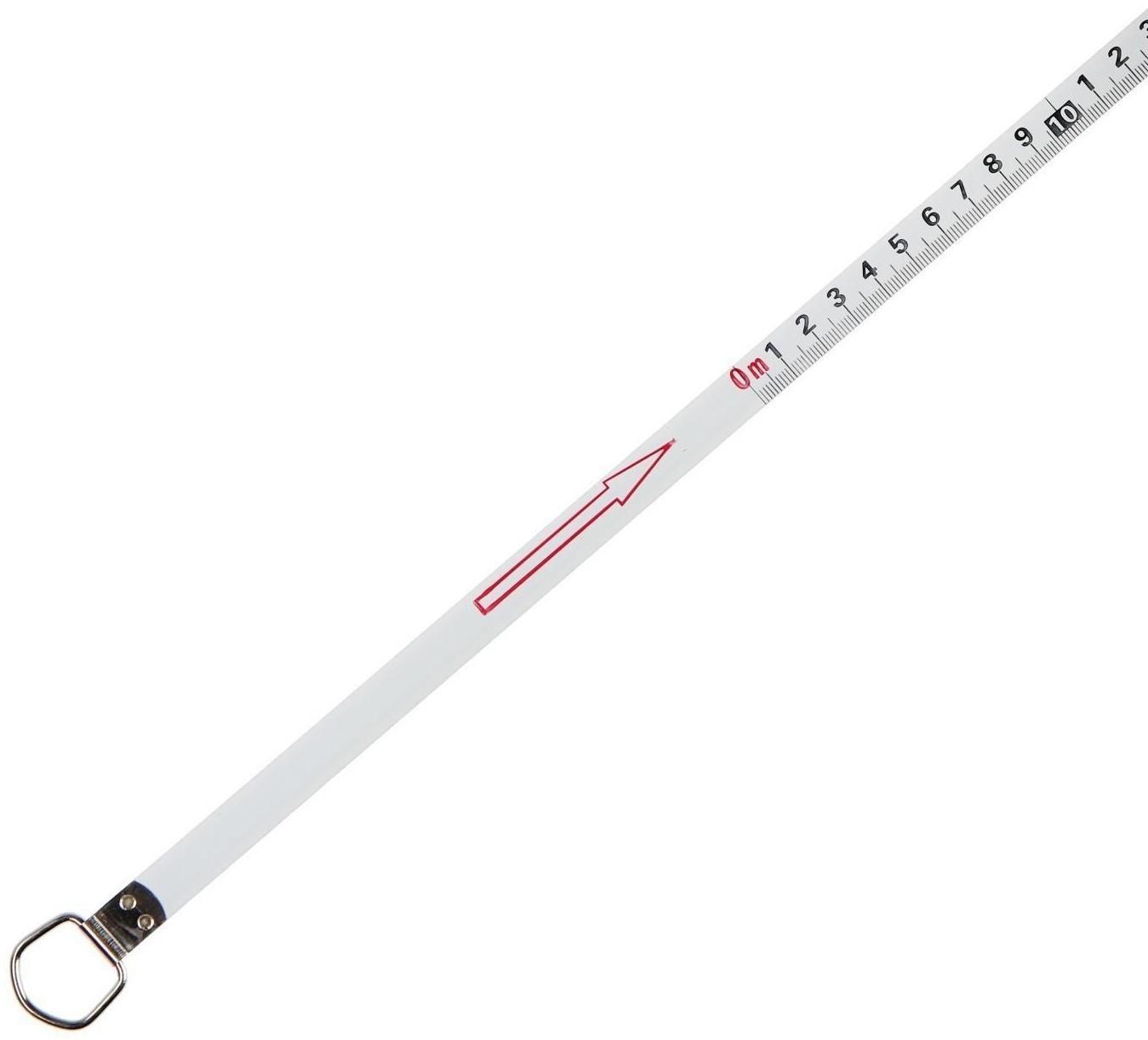 Рулетка геодезическая ТУНДРА, металлическая лента, 30 м х 12.5 мм