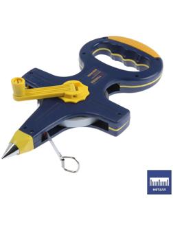 Рулетка геодезическая ТУНДРА, металлическая лента, 50 м х 12.5 мм