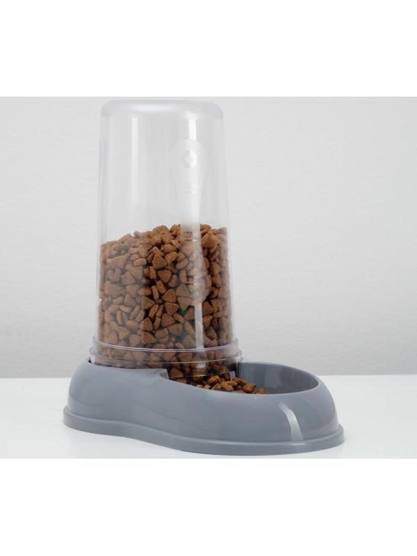 Автопоилка/автокормушка 1,5 л серый