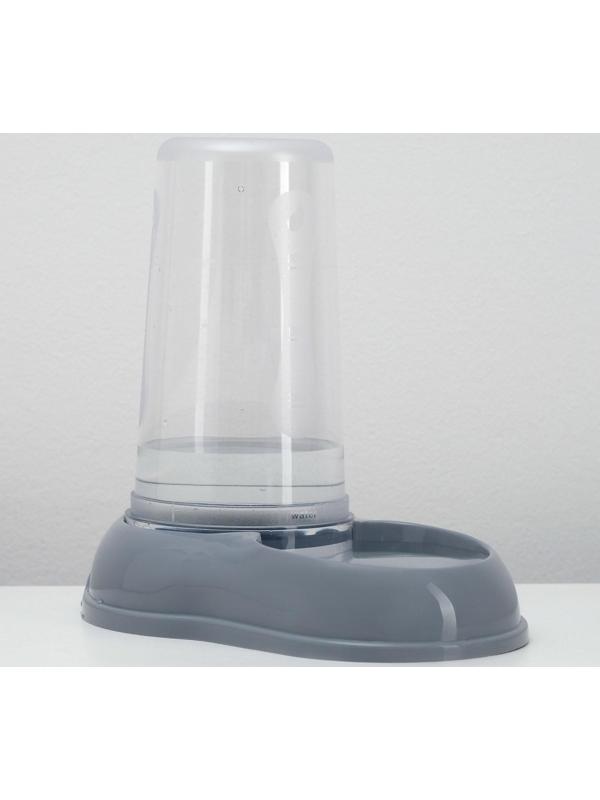 Автопоилка/автокормушка 1,5 л серый