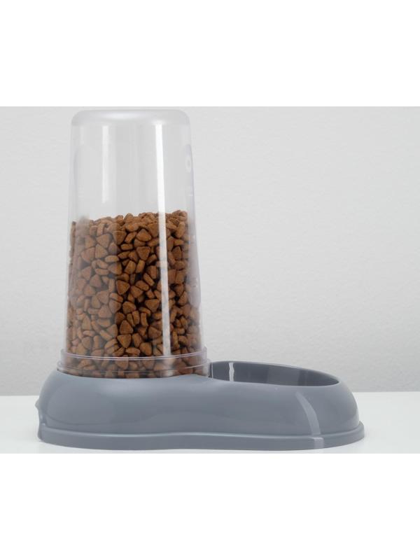 Автопоилка/автокормушка 1,5 л серый